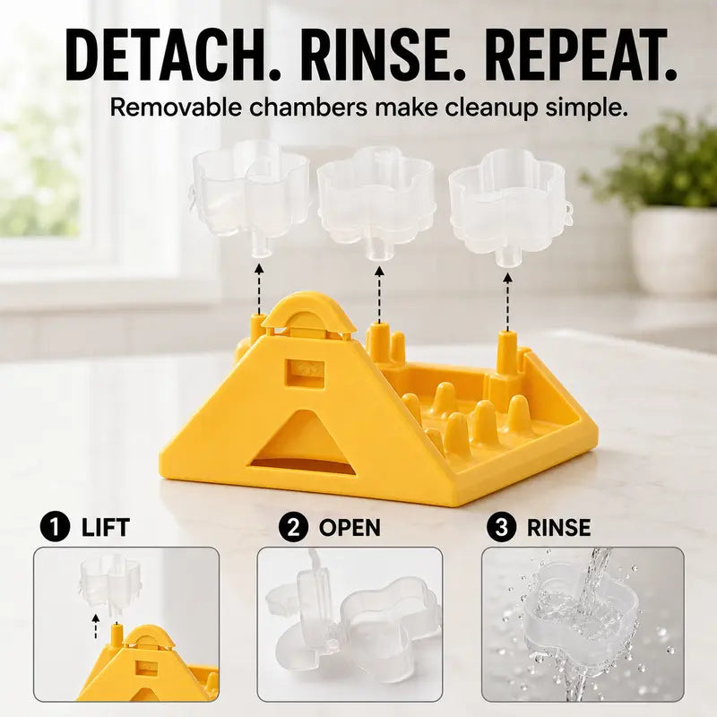 360-Degree Spin Interactive Dog Treat Dispenser & Slow Feeder Puzzle Toy